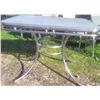 Image 10 : Vintage Chrome Table With 2 Extensions and 6 Chairs