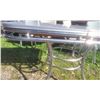 Image 11 : Vintage Chrome Table With 2 Extensions and 6 Chairs