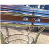 Image 15 : Vintage Chrome Table With 2 Extensions and 6 Chairs