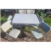 Image 2 : Vintage Chrome Table With 2 Extensions and 6 Chairs