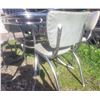Image 5 : Vintage Chrome Table With 2 Extensions and 6 Chairs