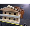 Image 3 : Handcrafted Multi-Level Wooden Purple Martin Birdhouse With 12 Openings And Plastic Roof Accents