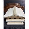 Image 5 : Handcrafted Multi-Level Wooden Purple Martin Birdhouse With 12 Openings And Plastic Roof Accents