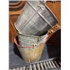 Image 3 : Vintage Metal Buckets and Bin with Mixed Socket Wrench Set
