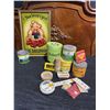Image 2 : Vintage Tins, Popeye Plaque, Fishing Gear, Signs, Leather Care Items