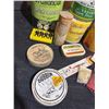 Image 7 : Vintage Tins, Popeye Plaque, Fishing Gear, Signs, Leather Care Items