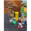 Image 3 : Collectibles: TMNT Lamp, Hard Rock Cafe Glass, Toys & Emergency Crayon Candles