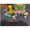 Image 4 : Collectibles: TMNT Lamp, Hard Rock Cafe Glass, Toys & Emergency Crayon Candles