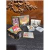 Image 2 : Muhammad Ali Collectible Lot with Cards, Tin, Necklace, Skynyrd CD, Pocket Watch