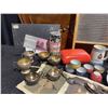 Image 5 : Lot With Canadian Woodware Washboard, Flatware, Bowls, Toaster, Crockery, LP
