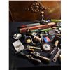 Image 3 : Vintage Tools, John Deere Level, Dodge Emblem, Carborundum File