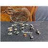 Image 1 : Miniature Metal Appliances, Wire Basket, and Thunderbird Emblem