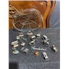 Image 2 : Miniature Metal Appliances, Wire Basket, and Thunderbird Emblem