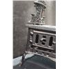 Image 3 : Cast Iron Toy Stove With Accessories and Miniature Iron, Early 20th Century