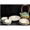 Image 1 : Johnson Bros Old Chelsea China Set with Cups, Bowls, Plates and Ceramic Teapot