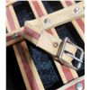 Image 5 : Vintage-Style Snowshoes with Straps, White and Red-Tan Webbing