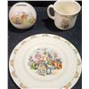 Image 5 : Lot: Plates, Porcelain, A&W Jug, Door Knobs, Badges, Tape, Morse Key, Hardware