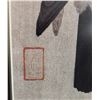 Image 3 : Pigeon on a Blossoming Branch Print Attributed to Emperor Hui Tsung, Framed Silk Watercolor