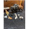Image 5 : Miniature Dog Figurines, Engeline Pottery Canada 1033 Dish, Bird Vases, Bison