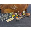 Image 1 : Dollhouse Miniature Furniture Lot With Painted Details and Accessories