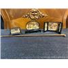 Image 1 : Chinese Carved Cork Dioramas and Walking Stick with Animal Head Handle Lot