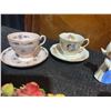 Image 3 : Figurine and Teacup Lot Including Royal Family Cup, Willow Tree, Porcelain, and Resin