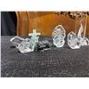 Image 4 : Etched Crystal Figurines and Paperweights Including Car and Animal Motifs