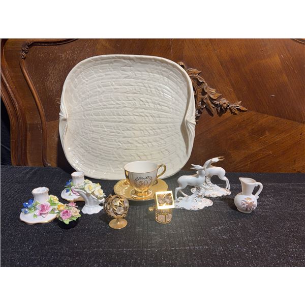 Porcelain and Ceramic Miniatures, 50th Cup, Rosina China Candleholder