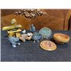 Image 1 : 8 Canadian Folk Art and Indigenous-Inspired Items, Stone, Wood and Painted Pieces