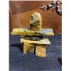 Image 3 : 8 Canadian Folk Art and Indigenous-Inspired Items, Stone, Wood and Painted Pieces