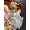 Image 3 : 4 Porcelain Dolls with Period Costumes and Stands