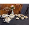 Image 3 : Ambassador Ware Simpsons Potters 12-Piece Tea Set Made in England Floral Pattern