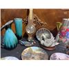 Image 4 : Decorative Plates, Ceramic Pitcher, Vases, Barometer, Duck Figurines and Mixed Decor