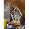 Image 6 : Crystal Decor, Silver Plate Serving Pieces, Flatware Set and Knife Lot