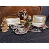 Image 3 : Lot with Beer Steins, Flatware Sets, Figurines, Candle Holders, Bar Tools, Teddy Bear