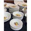 Image 11 : Simpsons Potters Solian Ware Dinner Service, England, Floral, Over 60 Pieces