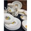 Image 15 : Simpsons Potters Solian Ware Dinner Service, England, Floral, Over 60 Pieces