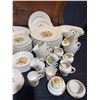 Image 4 : Simpsons Potters Solian Ware Dinner Service, England, Floral, Over 60 Pieces