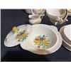 Image 6 : Simpsons Potters Solian Ware Dinner Service, England, Floral, Over 60 Pieces