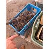 Image 1 : Large Bin of Mixed Vintage Metal Animal Traps and Chains Assorted Sizes