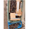 Image 6 : Large Bin of Mixed Vintage Metal Animal Traps and Chains Assorted Sizes