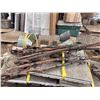 Image 6 : Metal Animal Traps with Wooden Stakes and Chains, Approx 8 Pieces