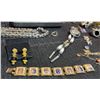 Image 5 : Costume Jewelry With Watch, Bracelets, Rings, Pins, Chains, In Philips Box
