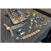 Image 8 : Costume Jewelry With Watch, Bracelets, Rings, Pins, Chains, In Philips Box