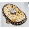 Image 1 : Polki Diamond Fashion Ring (35×22 mm)