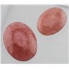 Image 2 : Rhodochrosite (29.2 ct, 22×16.5 & 17×13 mm)