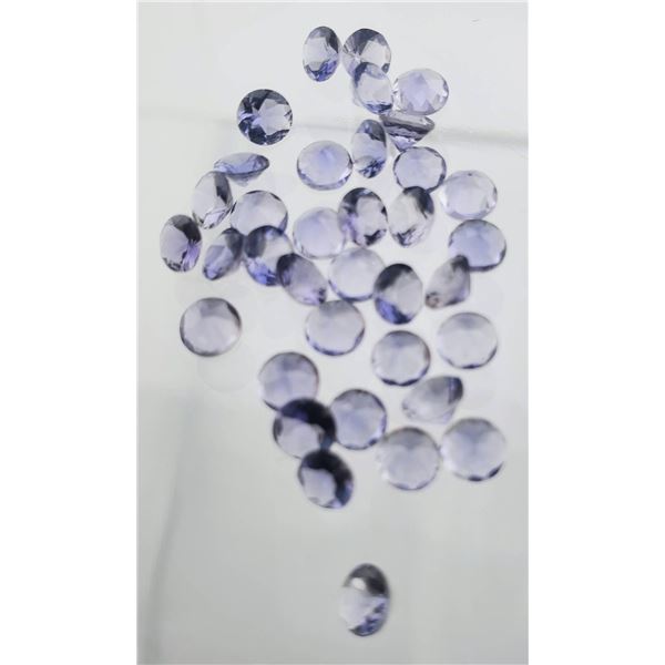 Iolite (7 ct, 4 mm Round)