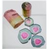 Image 2 : Watermelon Tourmaline Crystals (25.75 ct, Assorted)