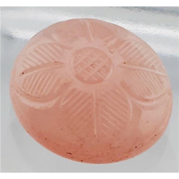 Rose Quartz (22.4 ct, 19×18 mm)