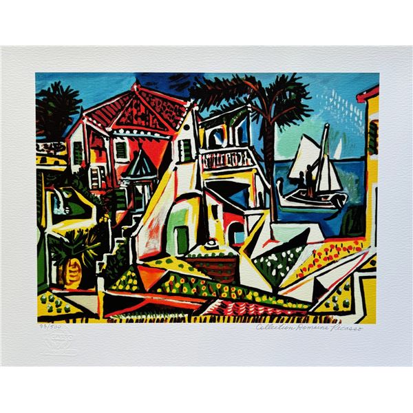 Pablo Picasso MEDITERRANEAN LANDSCAPE Estate Signed Limited Edition Giclee